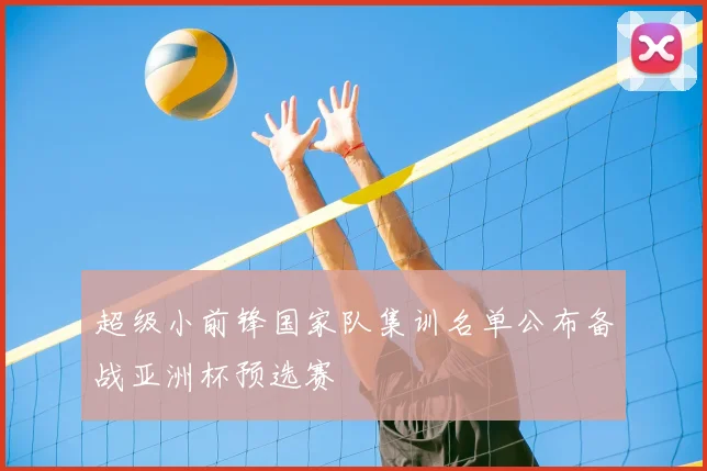 超级小前锋国家队集训名单公布备战亚洲杯预选赛